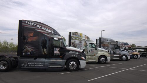 Knight Transportation Fleet of Heroes, Truck Driving Opportunities for Military Veterans